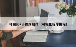 玉树可视化+小程序制作（可视化程序编程）